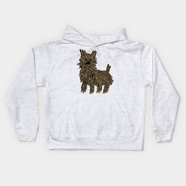 Cairn Terrier Kids Hoodie by Bellewood222